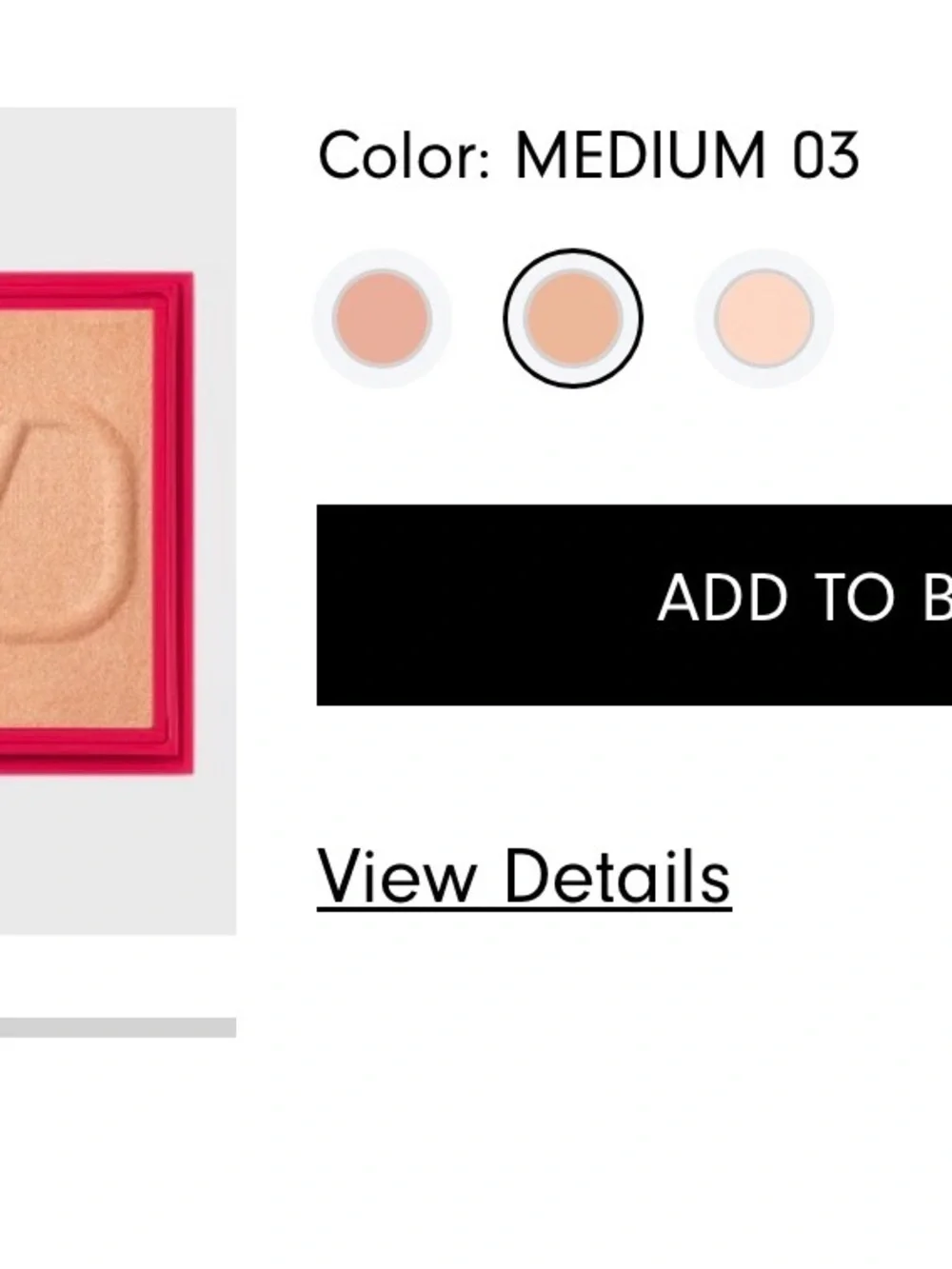Valentino Go-Clutch On-the-Move Bronzer Refill in light Medium 03